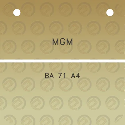 mgm-ba-71-a4