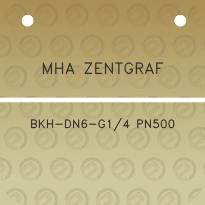 mha-zentgraf-bkh-dn6-g14-pn500