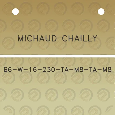 michaud-chailly-b6-w-16-230-ta-m8-ta-m8