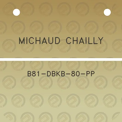 michaud-chailly-b81-dbkb-80-pp