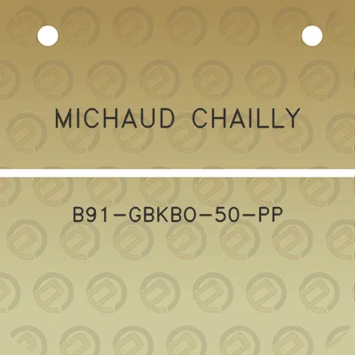 michaud-chailly-b91-gbkbo-50-pp