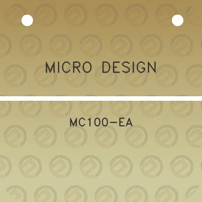 micro-design-mc100-ea