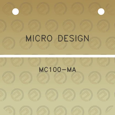 micro-design-mc100-ma