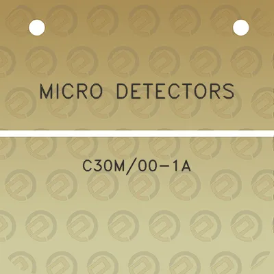 micro-detectors-c30m00-1a