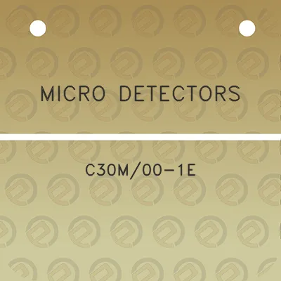 micro-detectors-c30m00-1e