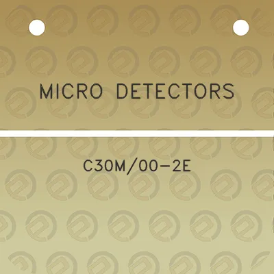 micro-detectors-c30m00-2e