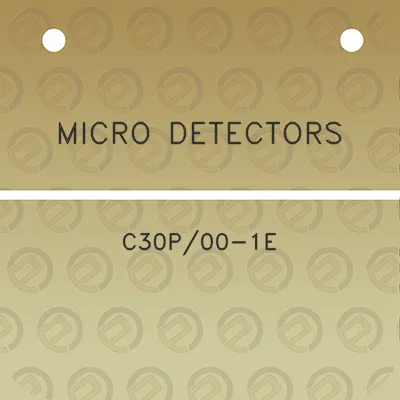 micro-detectors-c30p00-1e