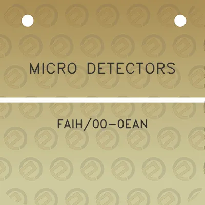 micro-detectors-faih00-0ean