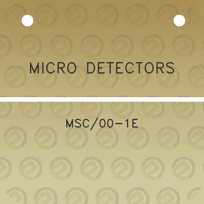 micro-detectors-msc00-1e