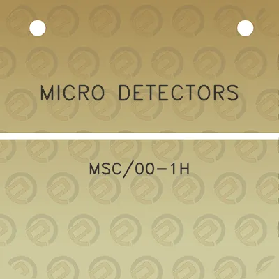 micro-detectors-msc00-1h