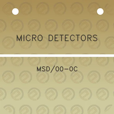 micro-detectors-msd00-0c