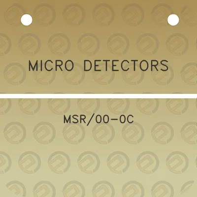 micro-detectors-msr00-0c