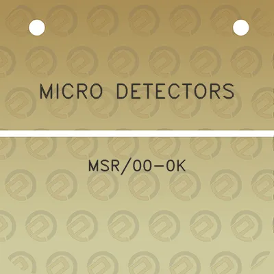 micro-detectors-msr00-0k