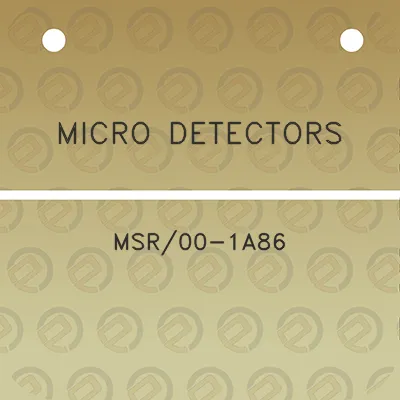 micro-detectors-msr00-1a86