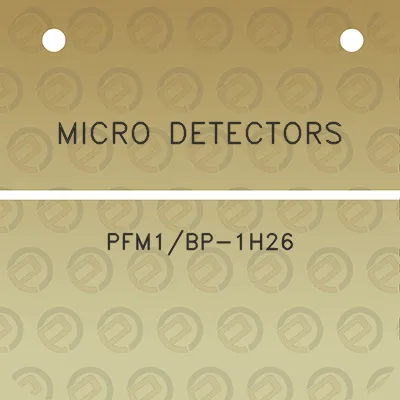 micro-detectors-pfm1bp-1h26