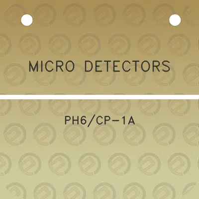 micro-detectors-ph6cp-1a