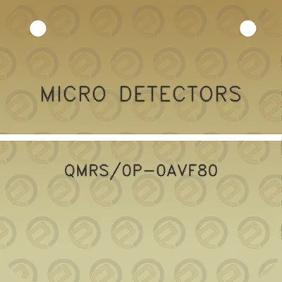 micro-detectors-qmrs0p-0avf80