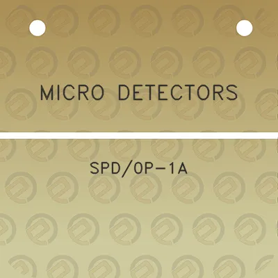 micro-detectors-spd0p-1a