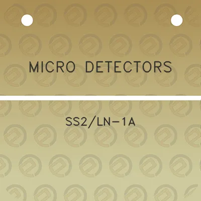 micro-detectors-ss2ln-1a