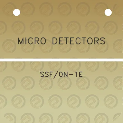 micro-detectors-ssf0n-1e