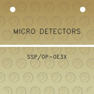 micro-detectors-ssp0p-0e3x