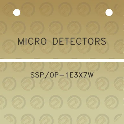 micro-detectors-ssp0p-1e3x7w