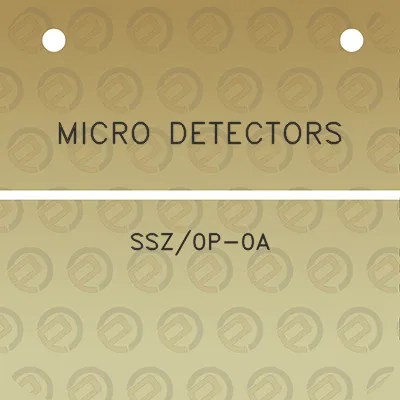 micro-detectors-ssz0p-0a