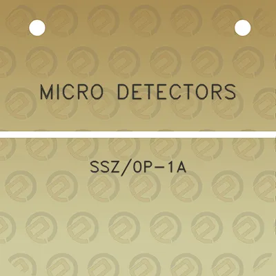 micro-detectors-ssz0p-1a