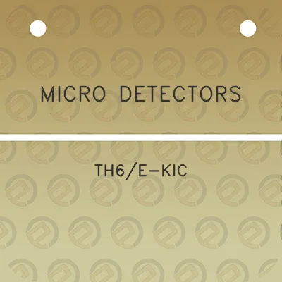 micro-detectors-th6e-kic