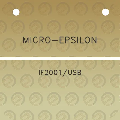 micro-epsilon-if2001usb