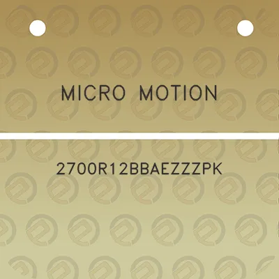 micro-motion-2700r12bbaezzzpk