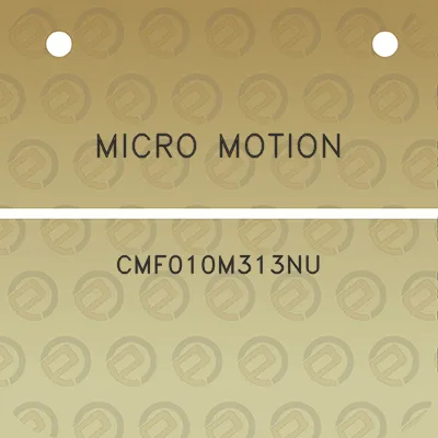 micro-motion-cmf010m313nu