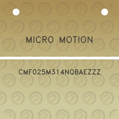 micro-motion-cmf025m314nqbaezzz