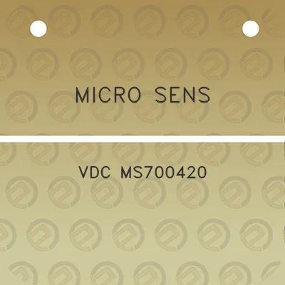 micro-sens-vdc-ms700420