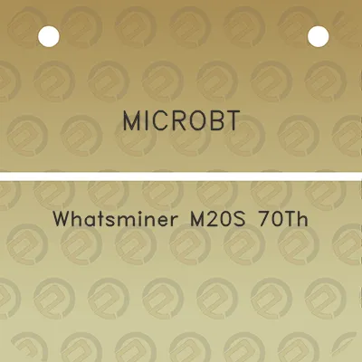 microbt-whatsminer-m20s-70th