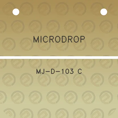 microdrop-mj-d-103-c