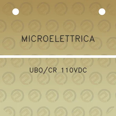 microelettrica-ubocr-110vdc