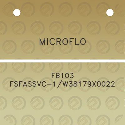 microflo-fb103-fsfassvc-1w38179x0022