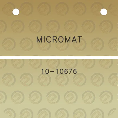 micromat-10-10676