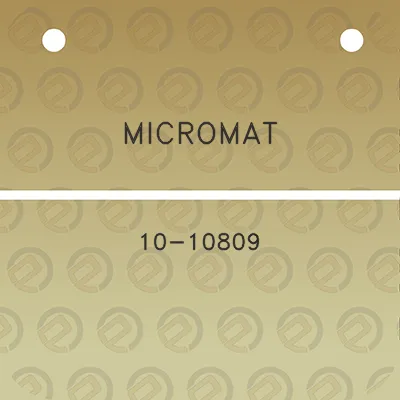 micromat-10-10809