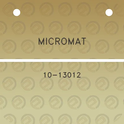 micromat-10-13012