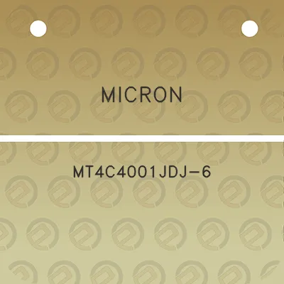 micron-mt4c4001jdj-6