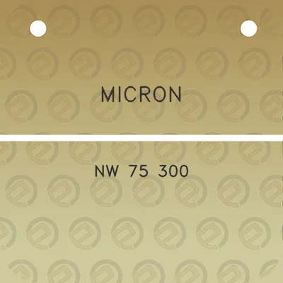 micron-nw-75-300