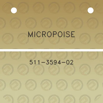 micropoise-511-3594-02