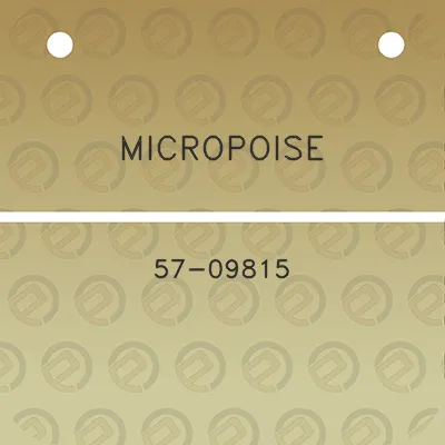 micropoise-57-09815