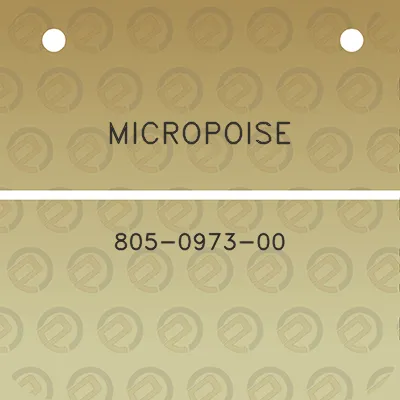 micropoise-805-0973-00