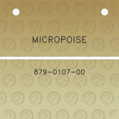 micropoise-879-0107-00