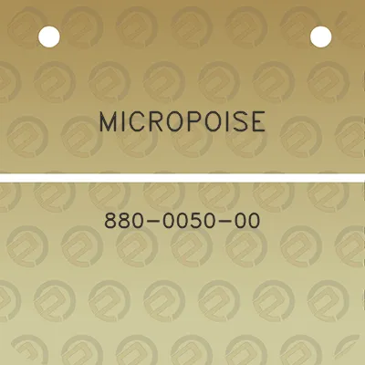 micropoise-880-0050-00