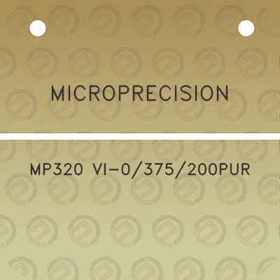 microprecision-mp320-vi-0375200pur