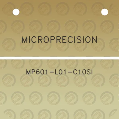 microprecision-mp601-l01-c10si